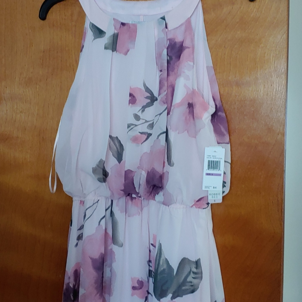 Robbie Bee long dress. . Size 6.PINK SALE $30 - Picture 1 of 4